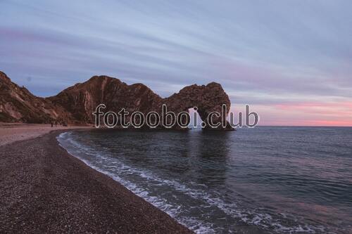 вода, море, океан, закат, природа